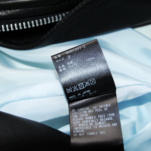 BNWT SS18 UNDERCOVER x CINDY SHERMAN BIKER LEATHER JACKET 2 - Picture 13 of 15